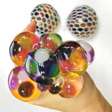 Trứng Lưới Slime - Nho Trút Giận- Quả Bóng Lưới Slime - Stress Ball