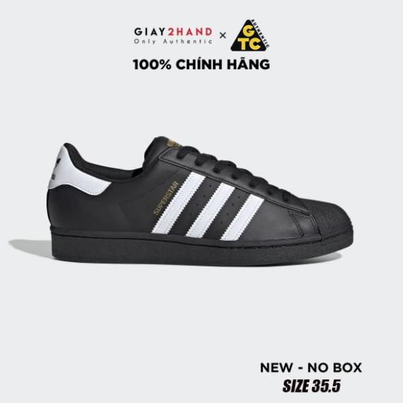 Giày Sneaker Thể Thao ADIDAS SUPERSTAR “BLACK/WHITE” Chính Hãng 100% (HÀNG LỖI SX NHẸ) 🥇