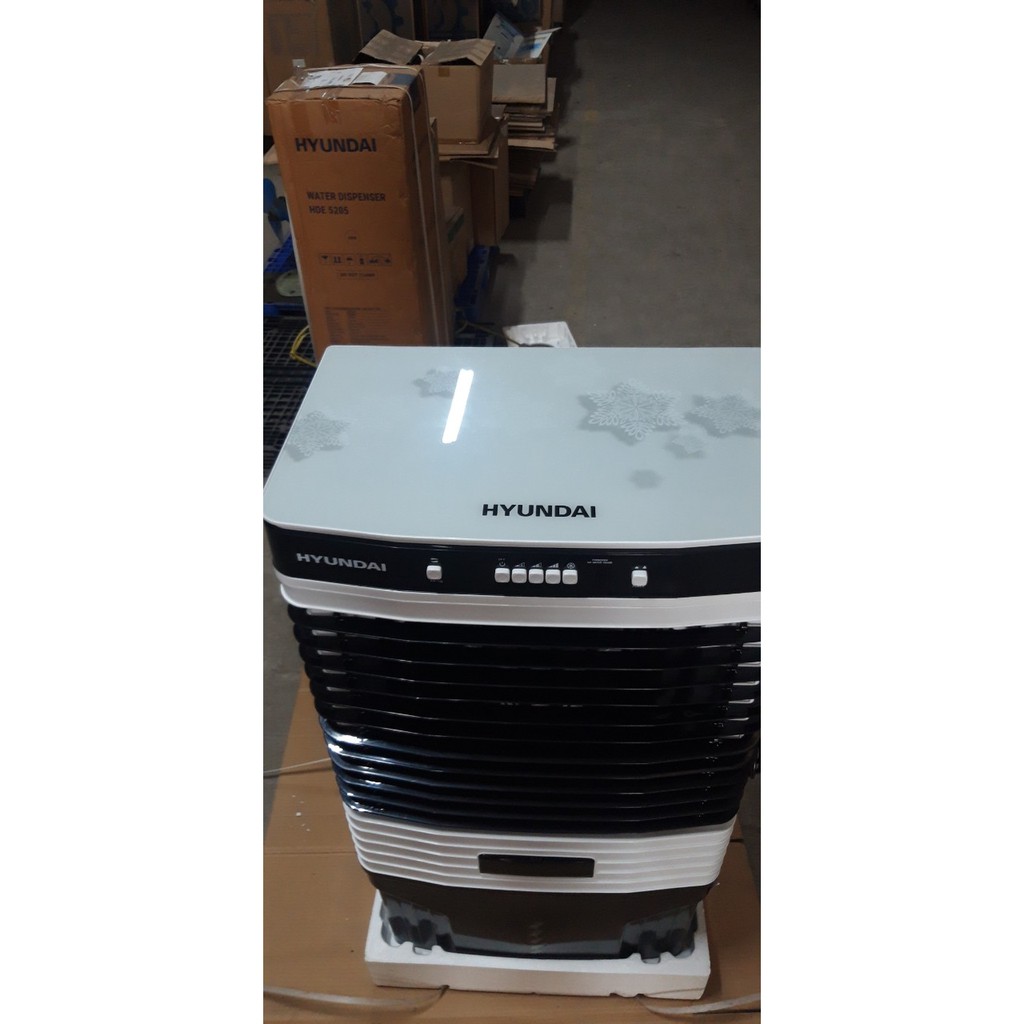 Quạt Điều Hoà Hơi Nước Đại  Hyundai Hàn Quốc HDE 6080R 80L 240W Làm Mát 70m2 Lưu Lượng Gió 10.000m3