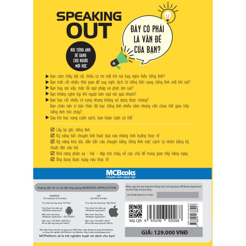 Sách - Speaking Out - Nói tiếng anh dễ dàng cho người mới học (Tái bản 2019) - Tặng kèm bookmark