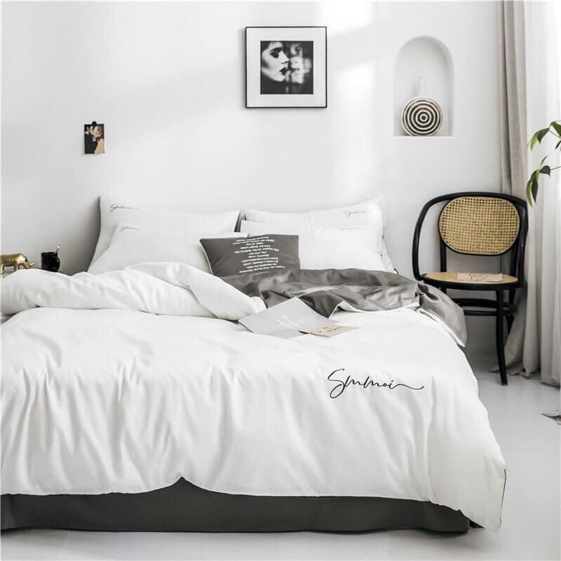 BỘ CHĂN GA GỐI LỤA SUMOI 60s TRƠN CAO CẤP | BigBuy360 - bigbuy360.vn
