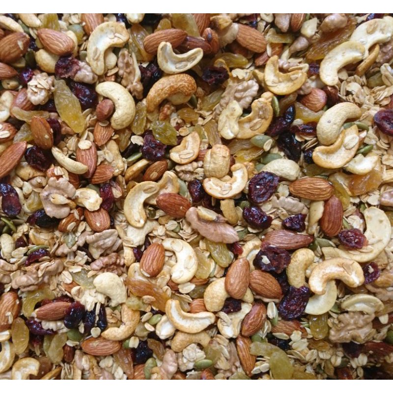 500GRAM GRANOLA SIÊU NHIỀU HẠT 85% (NGŨ CỐC ĂN SÁNG,NGŨ CỐC ĂN KIÊNG,HẠNH NHÂN,ÓC CHÓ,HẠT ĐIỀU,HẠT BÍ,YẾN MẠCH, K MACCA | BigBuy360 - bigbuy360.vn