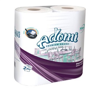 Giấy vệ sinh đa năng siêu dầy và to  ADOMI cao cấp tiêu chuẩn xuất khẩu Châu Âu