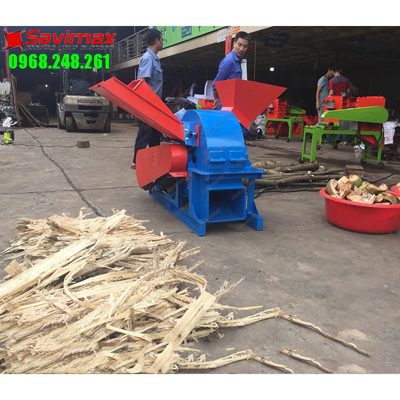 Máy băm gỗ MBG động cơ 11kw (băm xơ dừa, bã mía, thân cây) | BigBuy360 - bigbuy360.vn