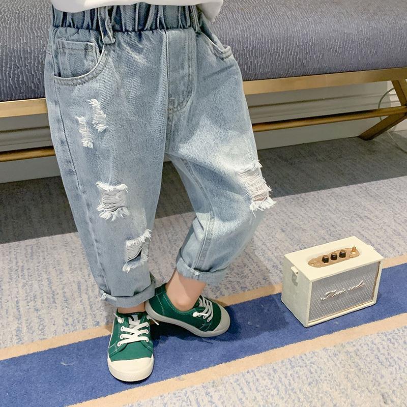 Quần jean dài thiết kế thời trang dành cho bé trai