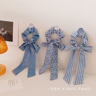 Dây Cột Tóc Trang Trí Nơ Vintage Cho Nữ