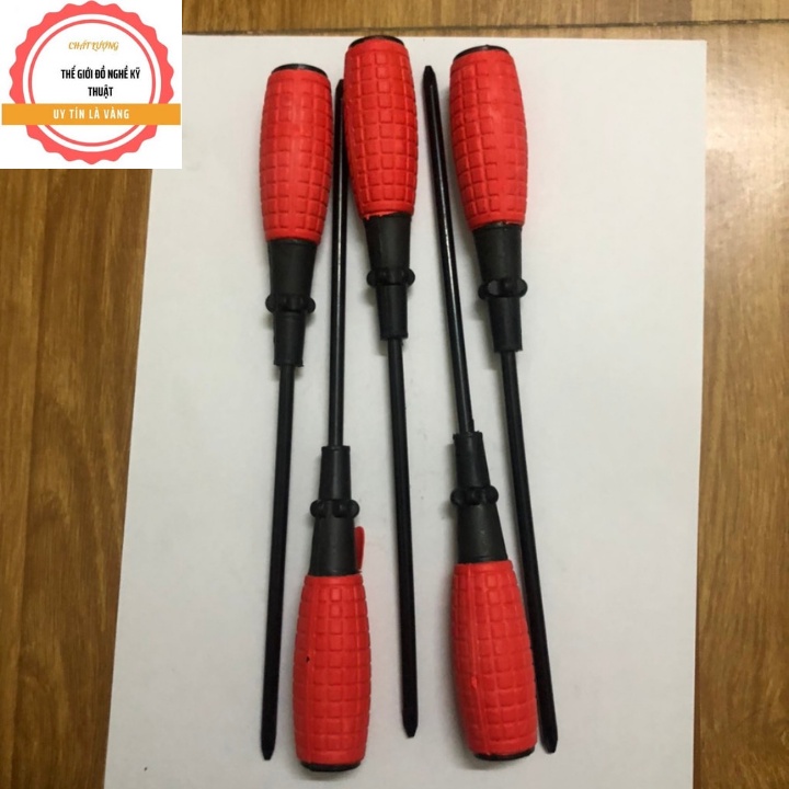 Tô vít Tay Cầm Đỏ thân 6mm ( loại dài 25cm )