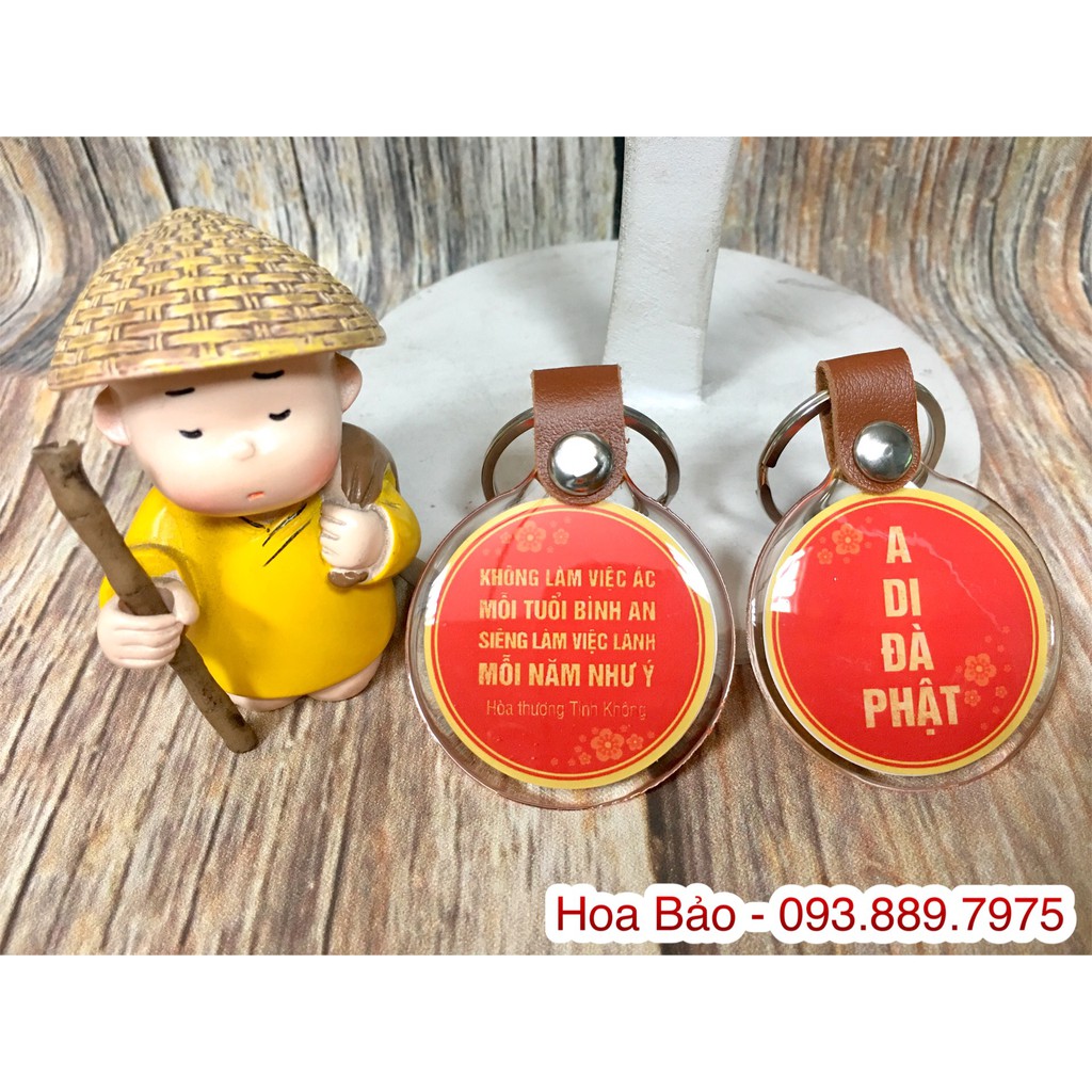 Móc khoá A Di Đà Phật  Đẹp &amp; Bền
