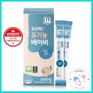 [Date Mới nhất] Men vi sinh Duolac organic cho bé từ sơ sinh hộp 30 gói - Hàn Quốc