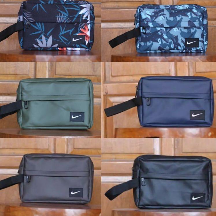 95 ♦ Túi Cầm Tay Đựng Dụng Cụ Trang Điểm Đa Năng In Họa Tiết Thương Hiệu Nike Dành Cho Nam Và Nữ ☋