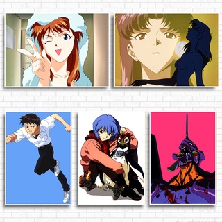 Giấy Dán Tường Họa Tiết Neon Genesis Evangelion / Evangelion Thế Kỷ Mới retro