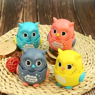 (Freeship Đơn 50k)_Chim Cú Mèo Happy Owl Chạy Dây Cót Vui Nhộn_Đồ Chơi Vận Động