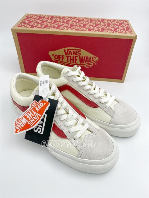 [GeekSneaker] Giày Vans Style 36 “ Viền đỏ “