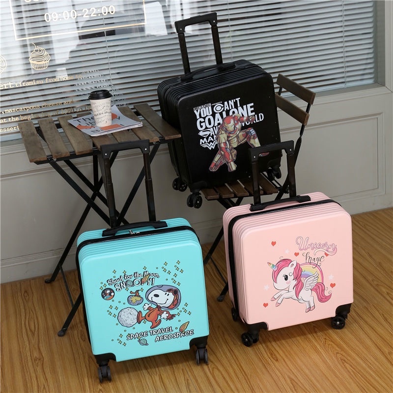 Vali hoạt hình 20 inch cho trẻ em học sinh tiểu học và trung học cơ sở ,vali bé trai và bé gái có mật khẩu khoá mã