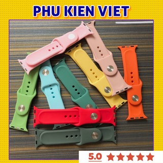 Dây Apple Watch cao su chống bẩn siêu mềm cho đồng hồ thông minh Series 1/2/3/4/5/6/SE T500 - Phukienviet