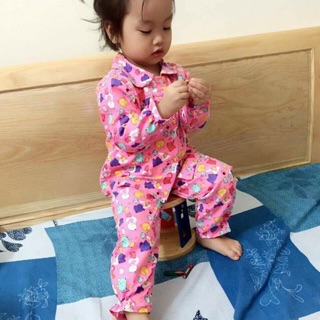 Pizama dài tay bé gái