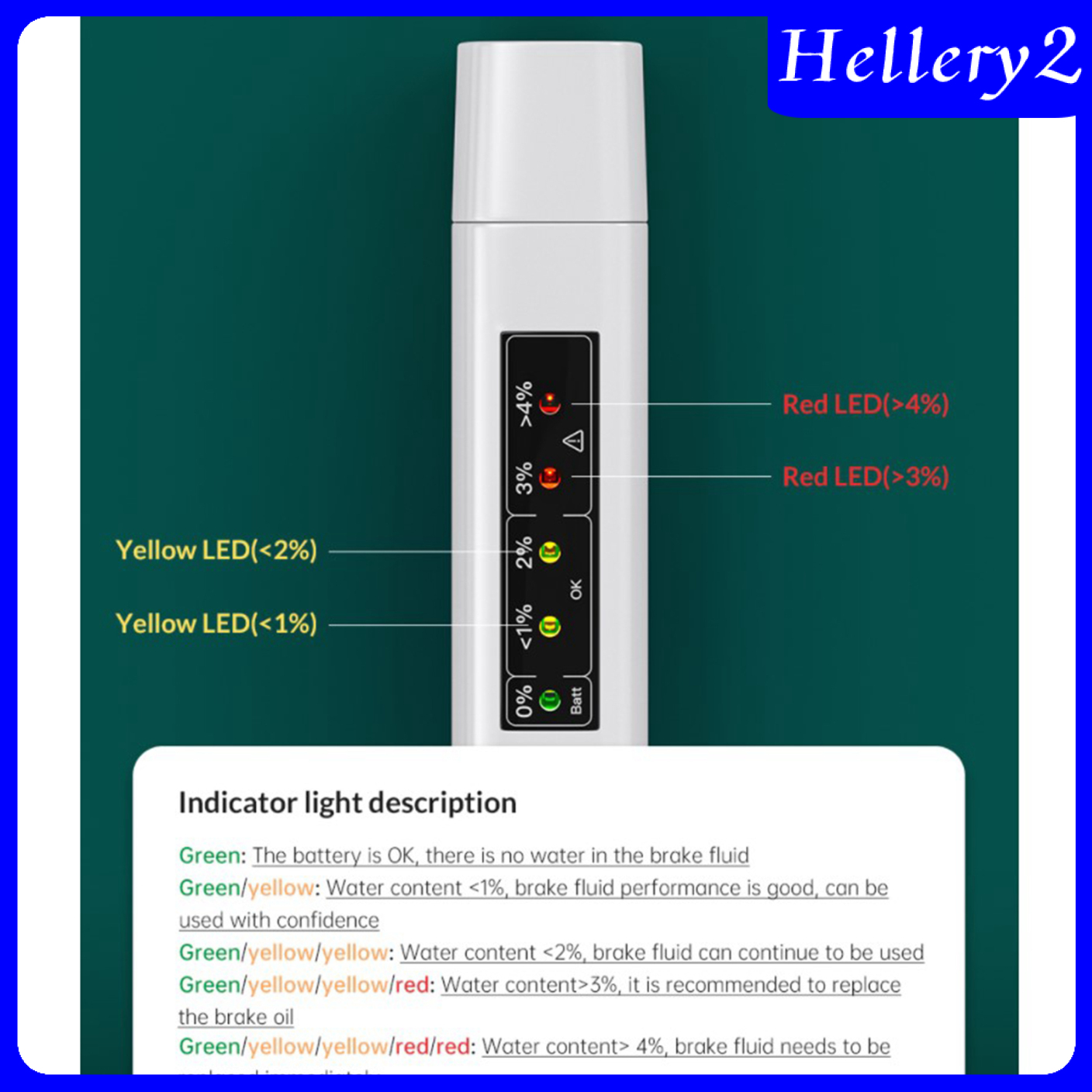 Bút Kiểm Tra Dầu Phanh Xe Ô Tô Helioy2