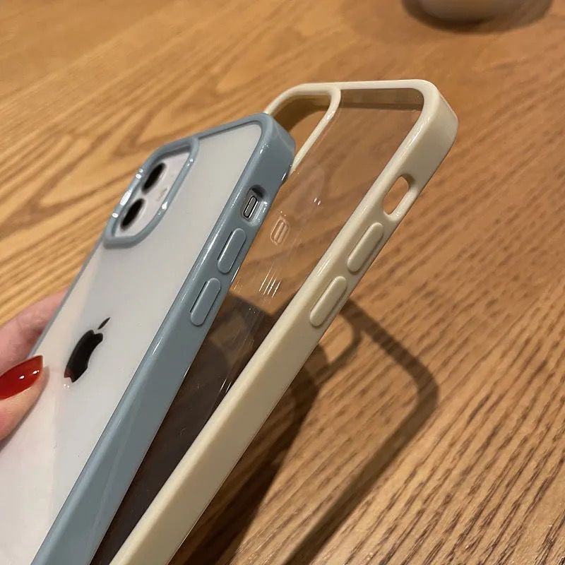 ✧The new high-definition transparent Apple 11promax mobile phone case 11pro acrylic iPhone 12 lovers all-inclusive 12pro anti-fall men and women | BigBuy360 - bigbuy360.vn