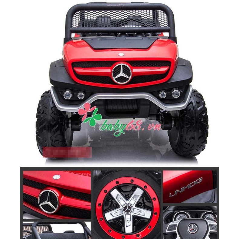 Xe ô tô Jeep cho bé bản quyển Mercedes UNIMOG