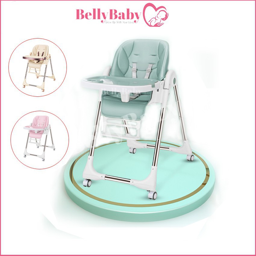 Ghế Ăn Dặm BELLYBABY LUX01, Điều Chỉnh Độ Cao, Nâng Ngả Lưng Ghế, Điều Chỉnh Theo Ý muốn