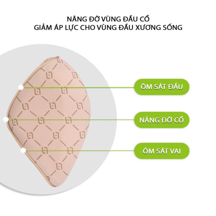 Gối đầu cao su non FOCUS GUCCI F-TM05F-B màu xám - Nhập Khẩu Chính Hãng