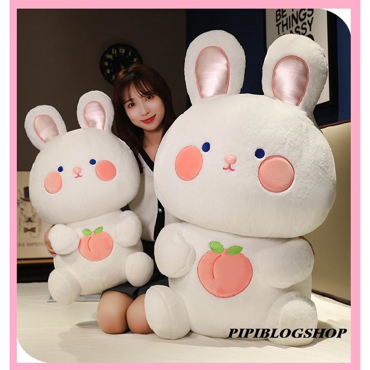 Thỏ bông Đào 🍑 70cm, 1m lông siêu mịn