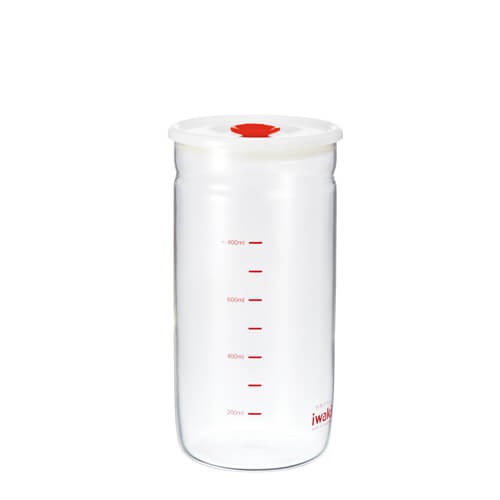 Hũ thủy tinh chịu nhiệt nắp hít Iwaki