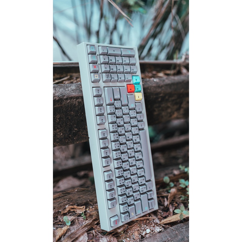 GMK 8001 PBT Keycap, 129 phím keycaps Cherry Profile DYE-SUB Cá nhân hóa GMK Striker Keycaps cho Bàn phím cơ / Bàn phím cơ chơi game