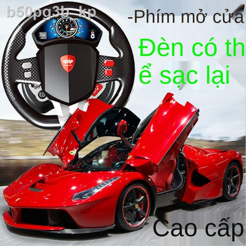 ﺴ™▲Vô lăng ô tô điều khiển từ xa siêu lớn có thể mở cửa và sạc xe điều khiển từ xa mô hình xe thể thao trẻ em đồ chơi tr