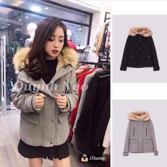 Áo dạ zara