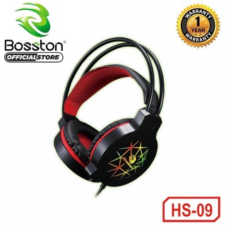 Tai nghe chụp tai Bosston HS-09 chuyên Game Led đa màu - Hãng phân phối chính thức