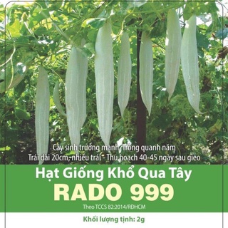 Hạt giống khổ qua tây rd999