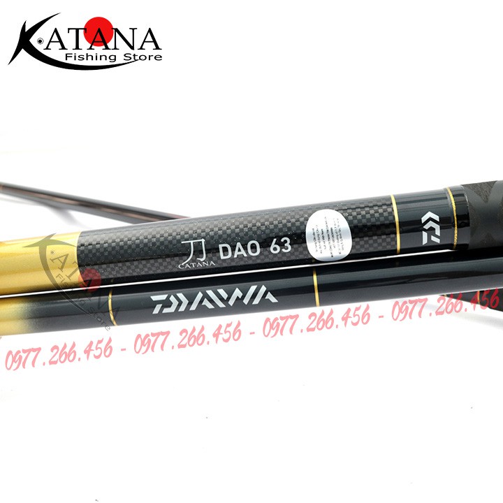 Cần tay Daiwa Catana Đao - 5H Siêu Nhẹ Siêu Khỏe 3m9/4m5/5m4/6m3