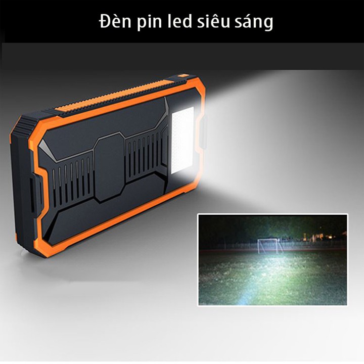 Pin sạc dự phòng năng lượng mặt trời đa năng 20000 mAh