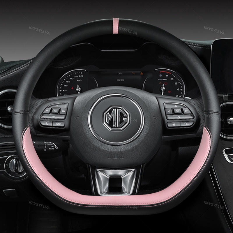 Bao Da PU Bọc Vô Lăng Xe Hơi Chống Trượt Có 10 Màu Cho MG HS ZS EV MG3 3SW MG5 MG6 MG7 ZR EHS EZS GT