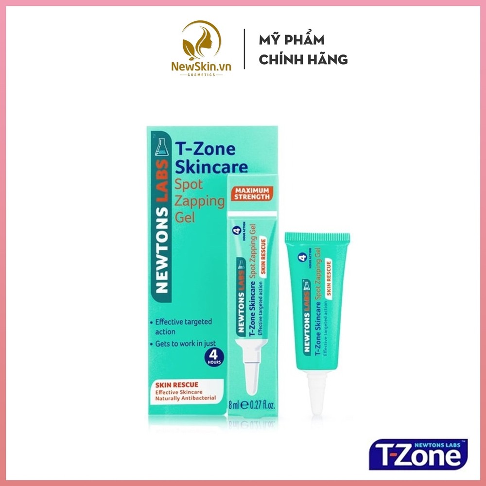 Gel chấm Mụn siêu tốc T Zone Skincare Spot Zapping Gel 8ml