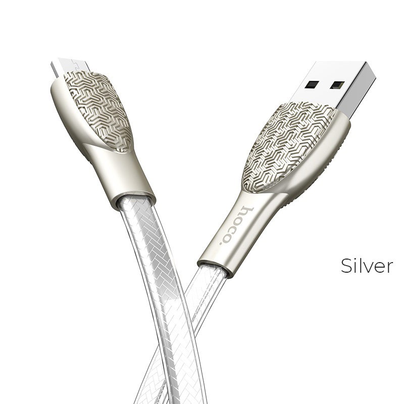 Cáp Sạc MICRO USB Hoco U52 Cho Android Dài 1.2M Chống Đứt - BH 3 tháng 1 đổi 1 (MÀU NGẪU NHIÊN) - Hưng Long PC