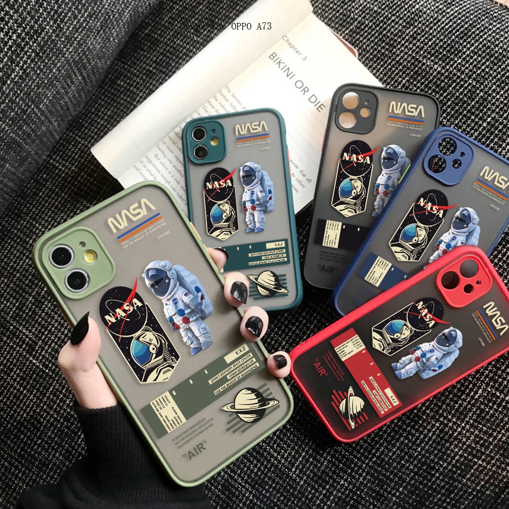 OPPO A9 A5 A12 A12E A3S A5S A7 A92 A93 A73 A53 A33 A52 A91 A31 2020 Cho Ốp lưng điện thoại In Hình NASA