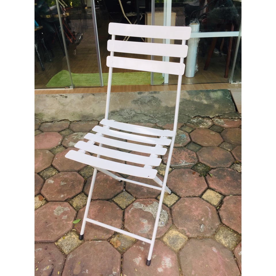 GHẾ CAFE SẮT GẤP GỌN- GHẾ NHÀ HÀNG-GHẾ TRÀ CHANH