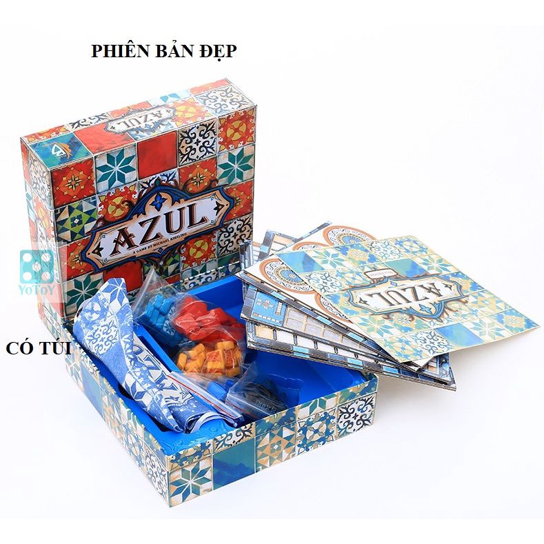 Azul Boardgame – Trò chơi lát gạch cung điện hấp dẫn (kèm túi đựng)