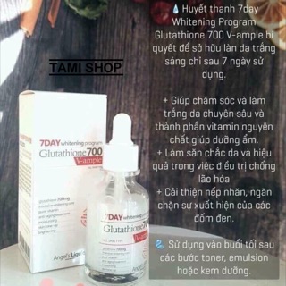SET DƯỠNG TRẮNG DA 7DAY WHITENING PROGRAM GLUTATHIONE 700