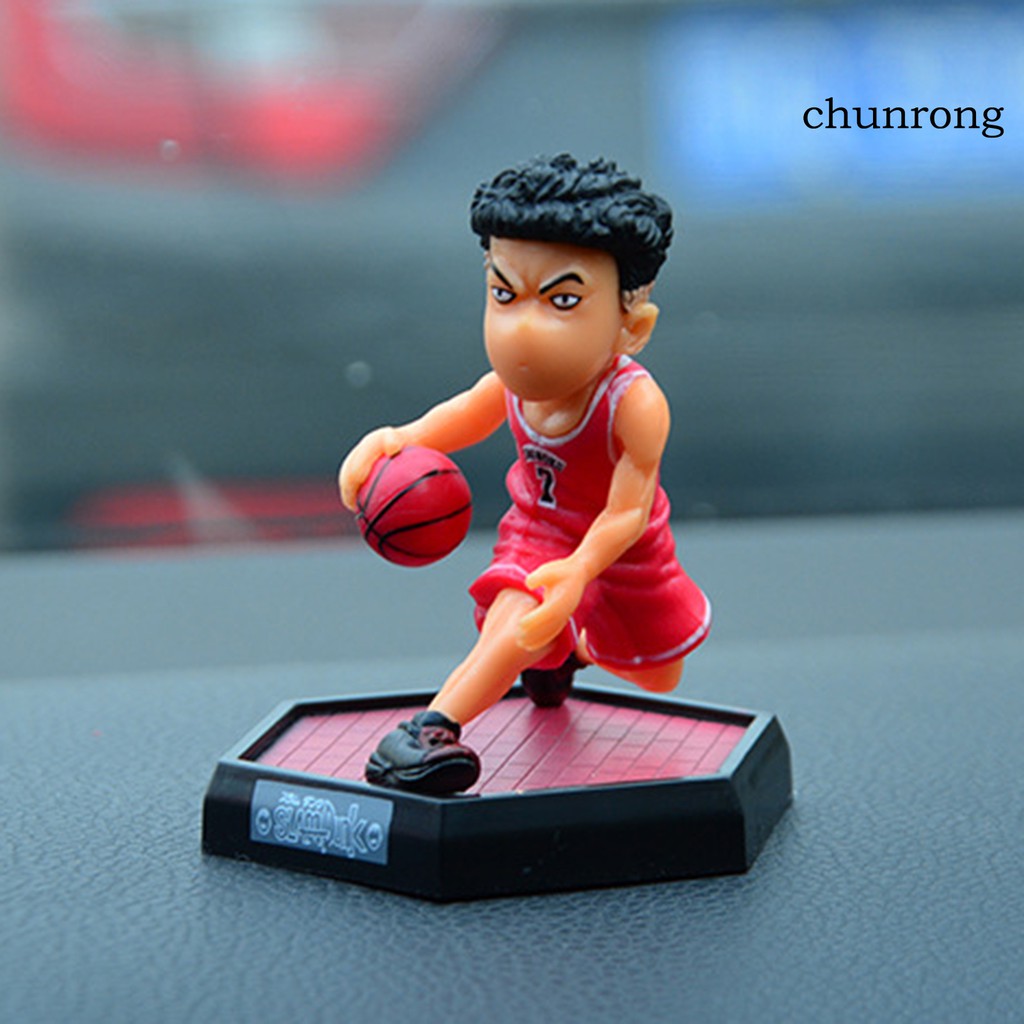 CR+5Pcs Slam Dunk Anime Figure Hanamichi Sakuragi Kaede Rukawa Model Toys Ornaments