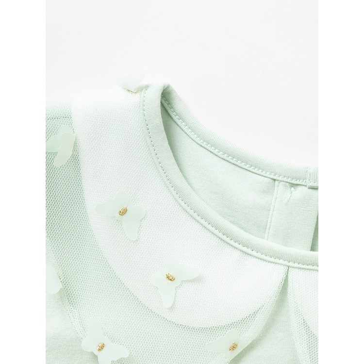 Áo thun cổ bèo BALABALA - TODDLER dành cho bé gái 201222117012