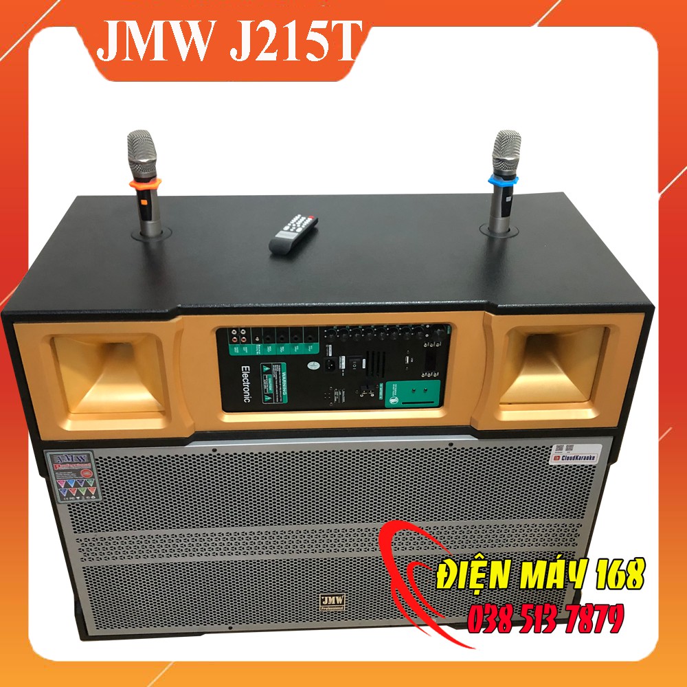 Loa Kéo JMW J215T Công Suất Lớn Xài Bình Thùng Gỗ Điện Máy 168