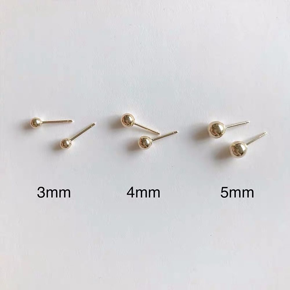 Set 6 Khuyên Tai Tròn Đơn Giản Thời Trang Cho Nữ