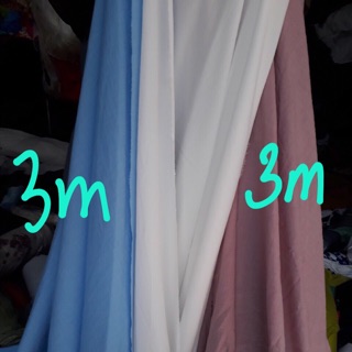 Vải thô lụa tông xanh patel và hồng tôm