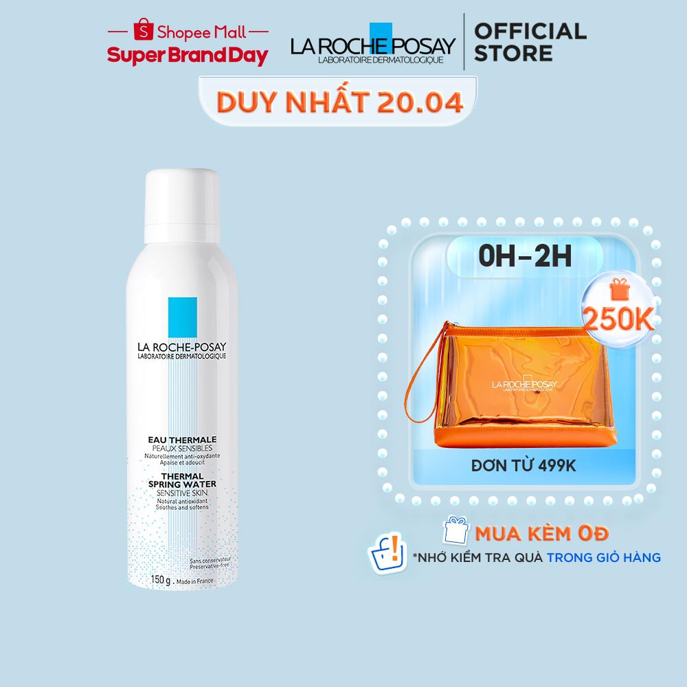 Nước xịt khoáng làm sạch và làm dịu cho da nhạy cảm La Roche-Posay Thermal Spring Water 150ml | BigBuy360 - bigbuy360.vn