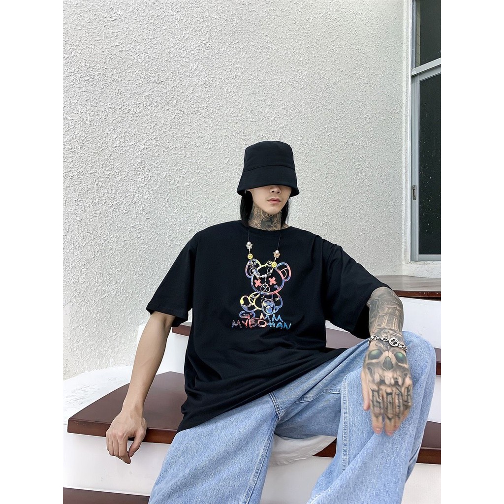 Áo Thun NAM Nữ Chất Vải Thun Cotton Hàng Freesize 1 Cỡ Form Dáng Rộng Dưới 65kg Mặc Vừa (Unisex Gấu Dead) | BigBuy360 - bigbuy360.vn