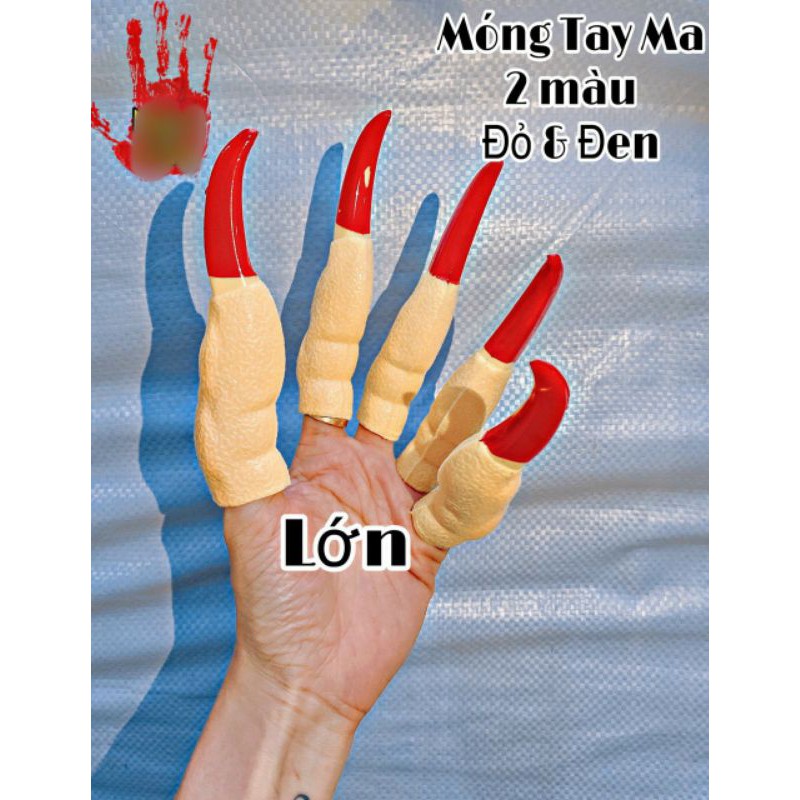 Bộ móng tay đồ chơi hóa trang halloween