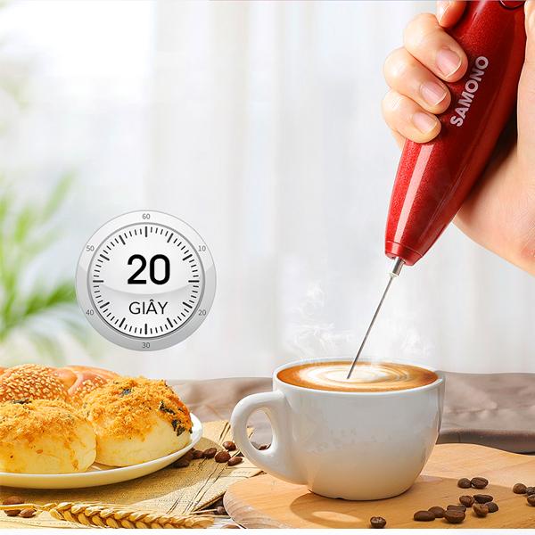 Máy tạo bọt sữa cho các tín đồ yêu thích cà phê cappuchino, latte SAMONO SW-MFB11